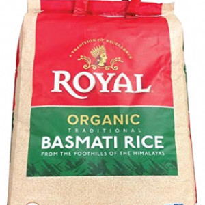 Organic Royal Traditional Basmati Rice, 20 lbs