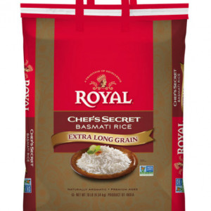 Royal Chef's Secret Basmati Rice, Extra Long Grain