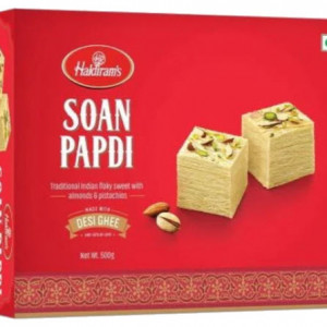 Haldirams Soan Papdi Made With Desi Ghee 500g